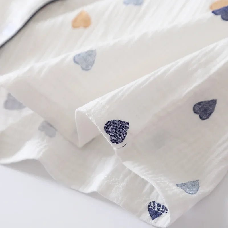 Sweetheart Cotton Pajama Set - WhisperLinens