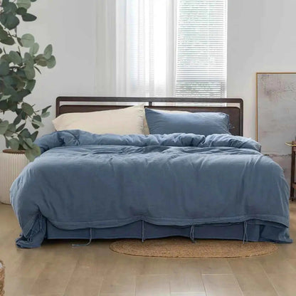 Textured Fringe Bedding Set - WhisperLinens