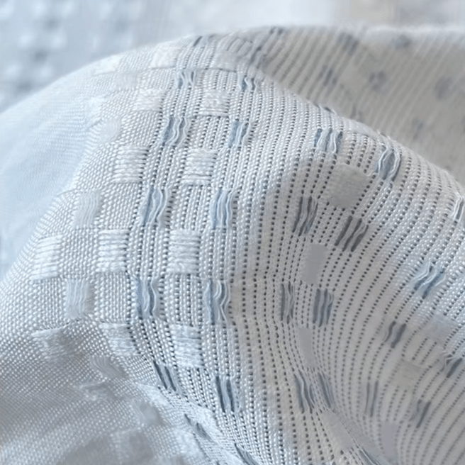 Textured Stripe Ruffle Bedding Collection - WhisperLinens