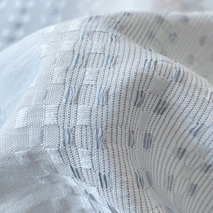 Textured Stripe Ruffle Bedding Collection - WhisperLinens