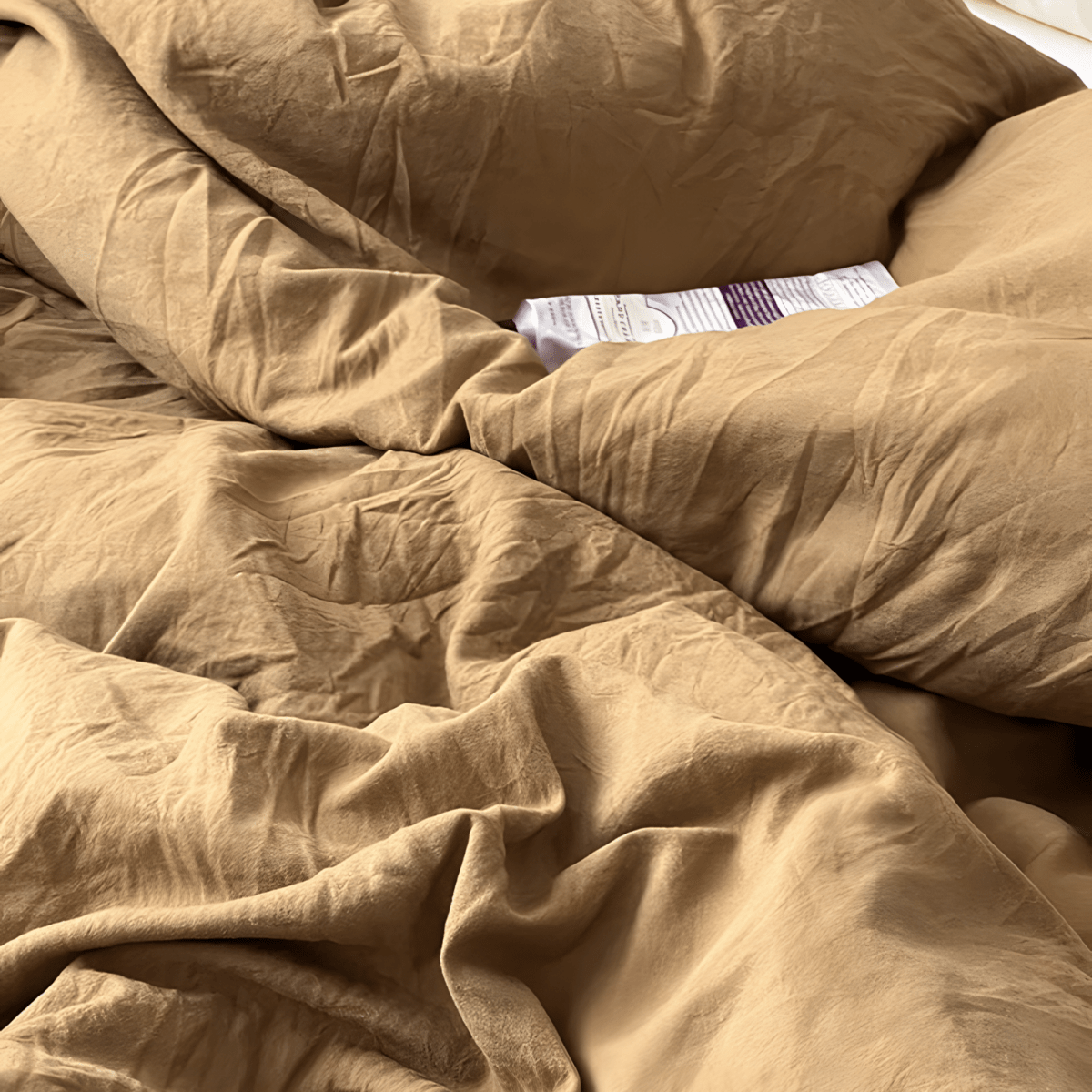 Two-Tone Cotton Bedding Set | Green Base with Contrast Options - WhisperLinens