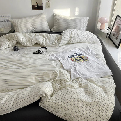 Urban Striped Bedding Set - WhisperLinens