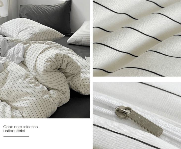 Urban Striped Bedding Set - WhisperLinens