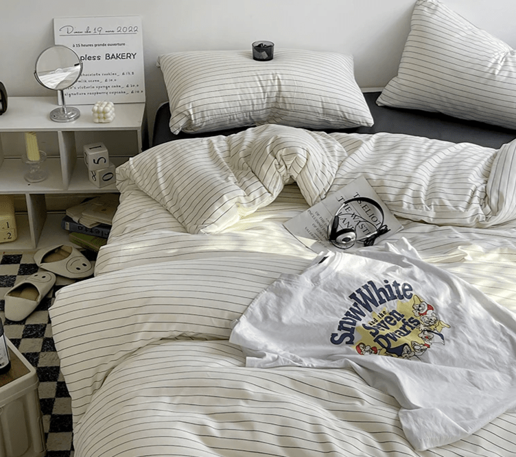 Urban Striped Bedding Set - WhisperLinens