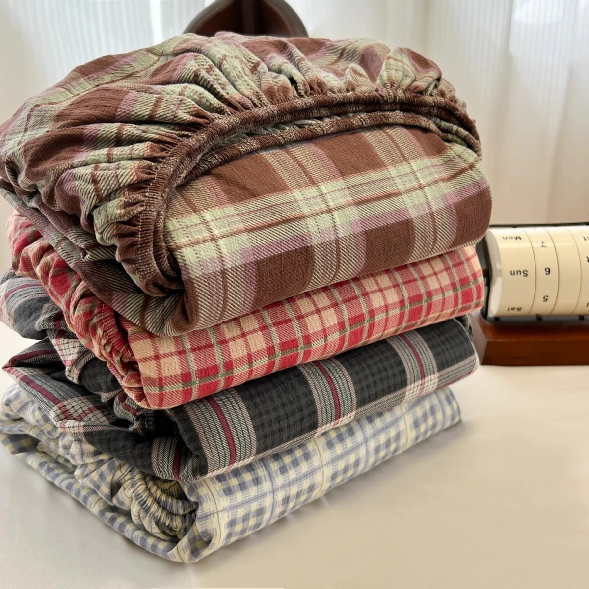 Washed Cotton Fitted Bed Sheet - WhisperLinens