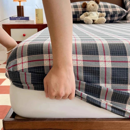 Washed Cotton Fitted Bed Sheet - WhisperLinens