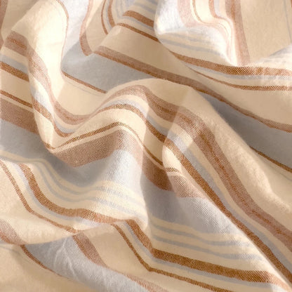 Washed Cotton Stripe Bedding Collection - WhisperLinens