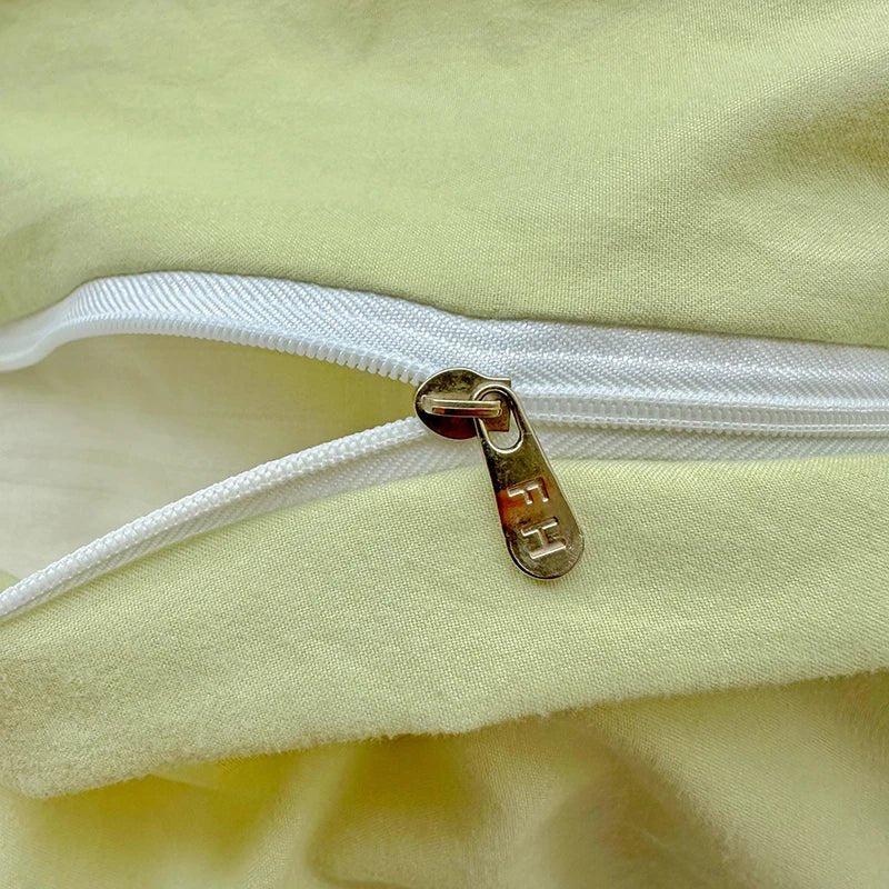 Washed Green Bedding Set