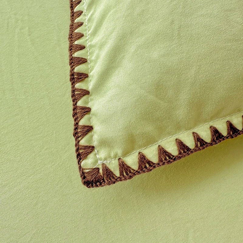 Washed Green Bedding Set