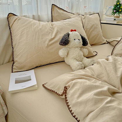 Oat Beige Bedding Set