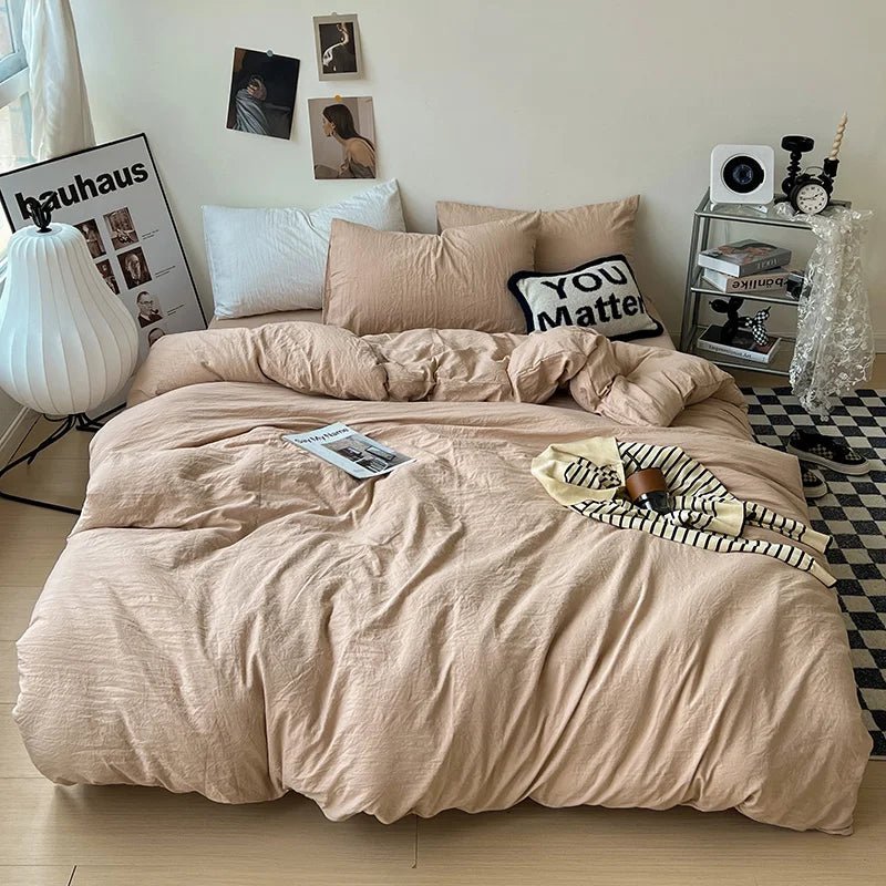 Washed Solid Bedding Collection - WhisperLinens