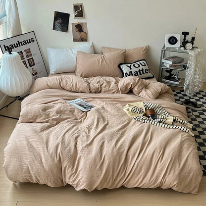 Washed Solid Bedding Collection - WhisperLinens