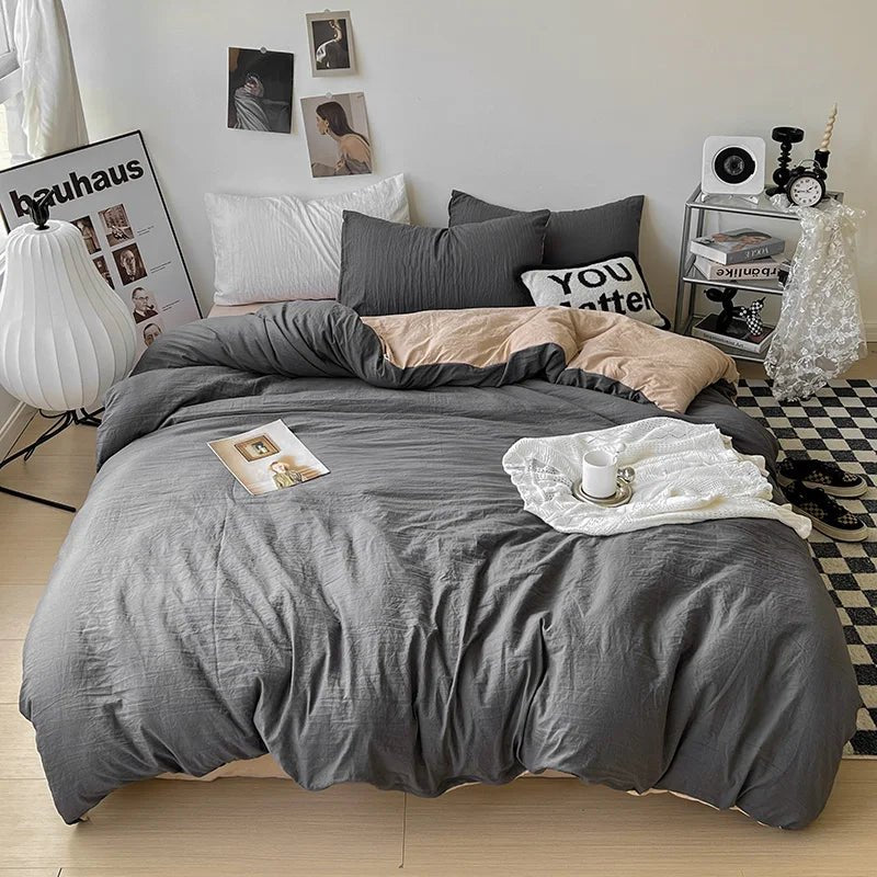 Washed Solid Bedding Collection - WhisperLinens