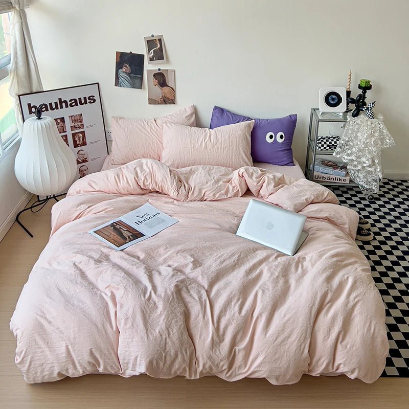Washed Solid Bedding Collection - WhisperLinens