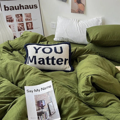 Washed Solid Bedding Collection - WhisperLinens