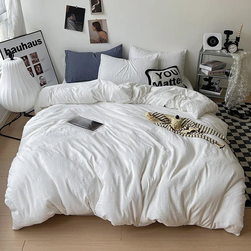 Washed Solid Bedding Collection - WhisperLinens