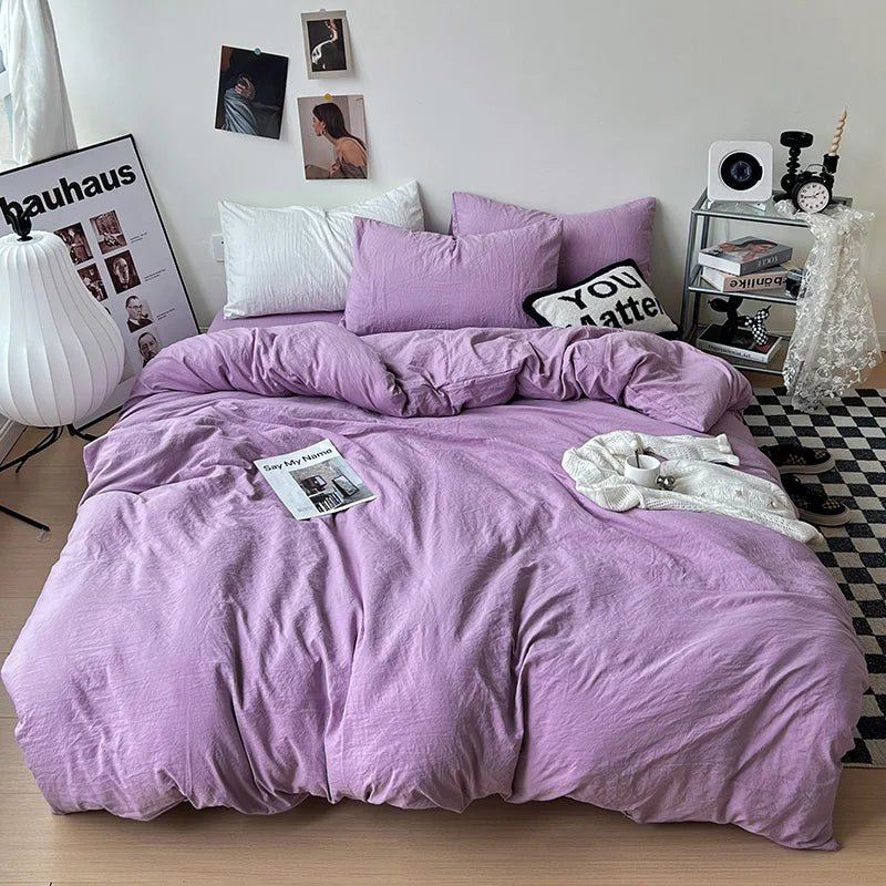 Washed Solid Bedding Collection - WhisperLinens