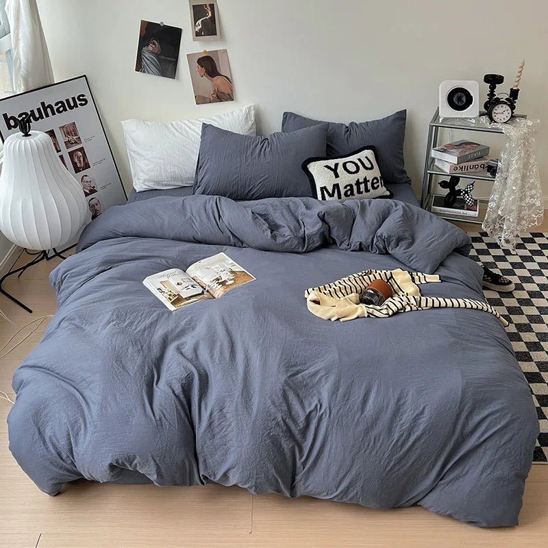 Washed Solid Bedding Collection - WhisperLinens