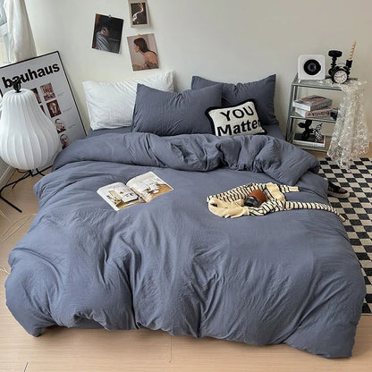 Washed Solid Bedding Collection - WhisperLinens