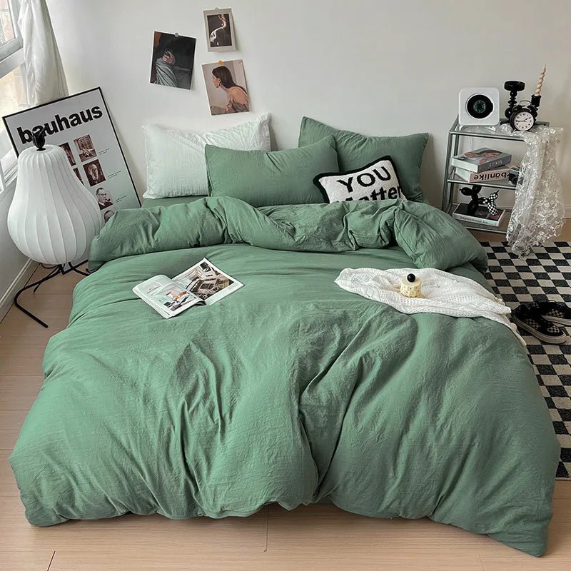 Washed Solid Bedding Collection - WhisperLinens