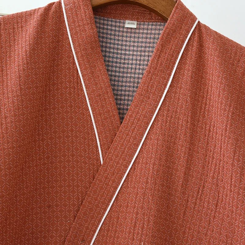 Zen Cotton Kimono Pajama Set - WhisperLinens