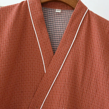 Zen Cotton Kimono Pajama Set - WhisperLinens