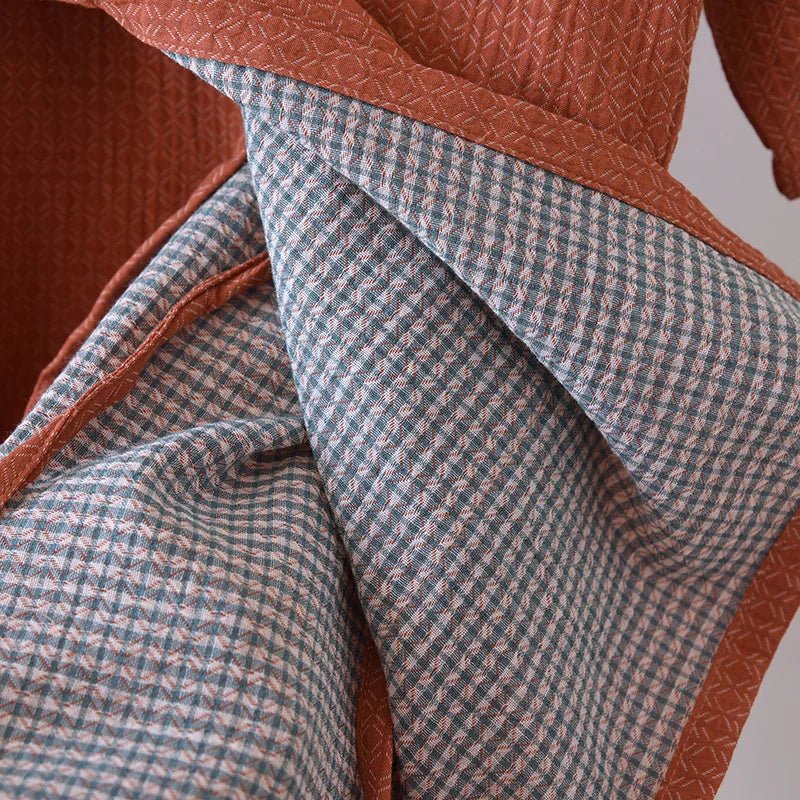 Zen Cotton Kimono Pajama Set - WhisperLinens