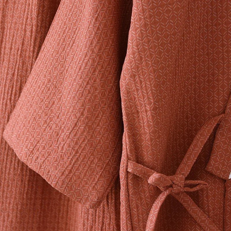 Zen Cotton Kimono Pajama Set - WhisperLinens