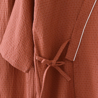 Zen Cotton Kimono Pajama Set - WhisperLinens